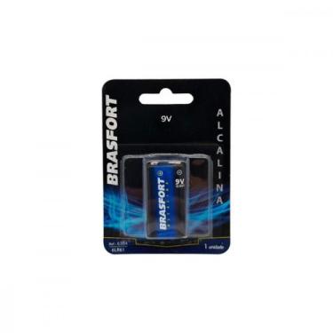 Imagem de Pilha Brasfort Alc Bateria 9V - BRASFORT ELETRICA