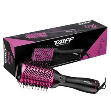 Imagem de Escova Secadora De Cabelo Taiff Ovel Easy Rosa Pink 110V, Preto, 110V