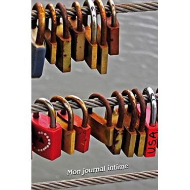Imagem de Mon journal intime: Journal, carnet de notes, agenda, planificateur, livre d'idées, livre de poésie. Format A5, 120 pages, doublé gris clair fin, couverture souple mate avec bonne prise en main.