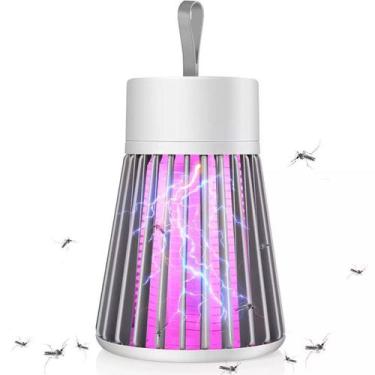Imagem de Abajur Mata Mosquito Choque Elétrico Recarregável Usb - DESERT ECOM