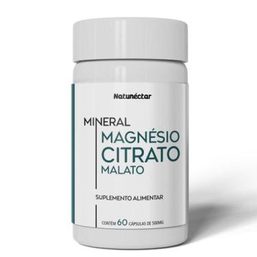 Imagem de O Melhor Mineral 2 em 1 Magnésio De Malato e Citrato Duo Natunectar 60