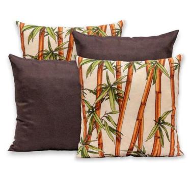 Imagem de Kit 4 Capas de Almofada Gorgurinho com Zíper 40cm x 40cm - Bem Me Quer