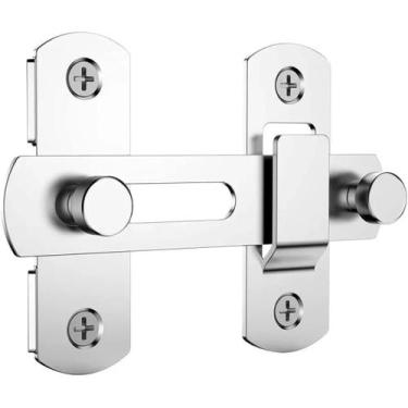 Imagem de TravaTranca Fechadura de Porta em Aço Inoxidável 100 mm - Home