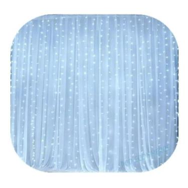 Imagem de Cortina Leds 3x2 Branco 300 Leds Fixa Mf 220v - Euro