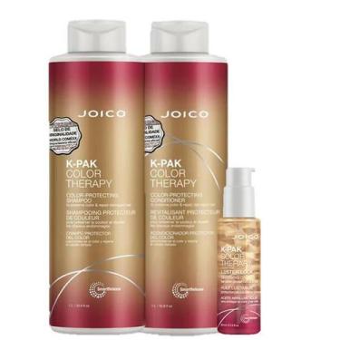 Imagem de Joico K-PAK Color Therapy Duo 1L e Oleo Capilar 63ml