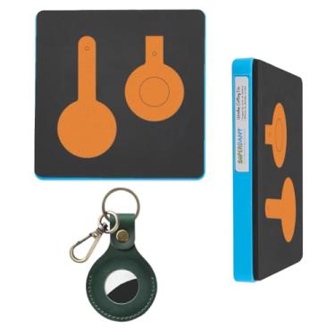 Imagem de SUPERDANT Porta-chaves de couro, matrizes de corte, porta-etiquetas, cortador, faça você mesmo, chaveiro artesanal, matrizes de corte de madeira para chaveiro, bolsa de mão, berloques, pingente de