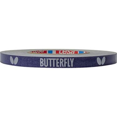 Imagem de Butterfly Fita lateral para proteger as bordas da sua borracha e lâmina para raquetes de tênis de mesa - Cor azul/prata - Largura 12 mm - Rolos vêm em 10 m (20 raquetes) e 50 m (100 raquetes), 3503M50