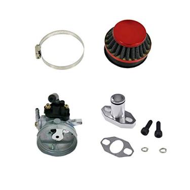 Imagem de Kit de carburador de 2 tempos para 49cc 50cc 66cc 80cc 100cc com filtro de ar tubo de admissão motor motorizado moto bicicleta a gás motor scooter ciclomotor peças de alto desempenho