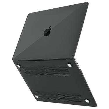 Imagem de Vultic Capa para MacBook Pro 14 polegadas Retina Display com chip M3 M2 M1 (Pro/Max) e Touch ID [A2918/A2992/A2779/A2442] 2021/2022/2023/2024, capa rígida de encaixe (preto)