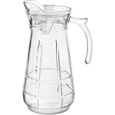 Imagem de Jarra Suco água Home&co Tampa Acrilico Vidro 1,7l 26x10x10cm Transparente