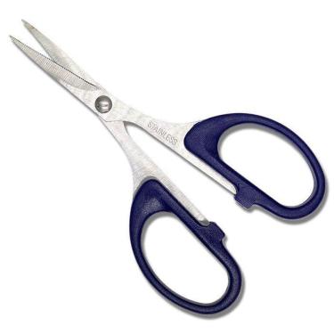 Imagem de Tesoura Pesca 012 Serrilhada Para Cortar Multifilamentos