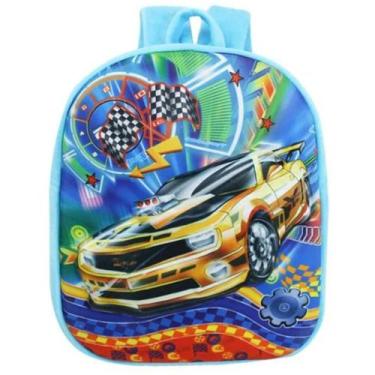 Imagem de Mochila Infantil Escolar Ceinf De Veludo Com Alças Lurs