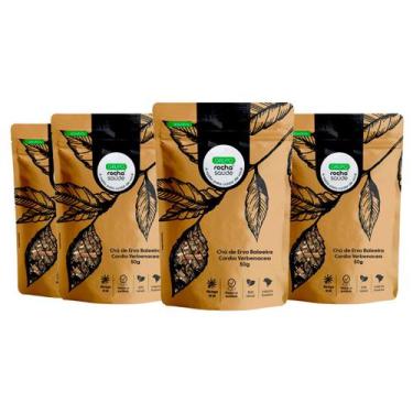 Imagem de Kit 4 pct Chá de Erva Baleeira - Cordia Verbenacea - 50g - Rocha Saúde