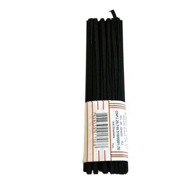 Imagem de Kit 6un Elástico Chato N6, 4mm, preto poliéster 10 metros - Mor