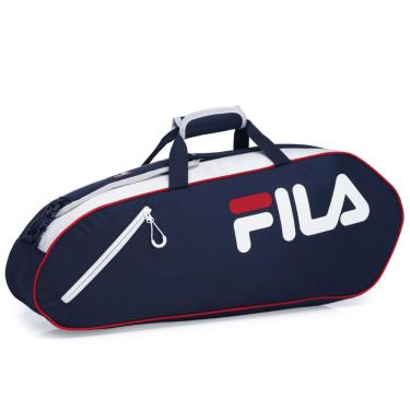 Imagem de Raqueteira Fila Pomezia Marinho e Branco