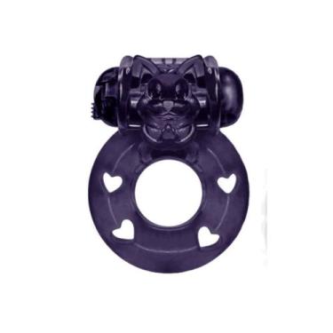 Imagem de Anel Peniano com Vibro Bichinho Mega Import, Preto
