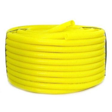 Imagem de Conduíte Corrugado 3/4 - Rolo Com 50mts Amarelo - Higipack