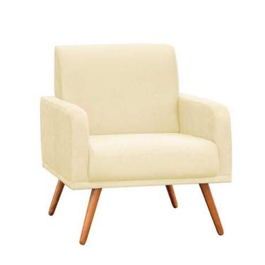 Imagem de Poltrona Decorativa Sala de Estar Moderna Quarto Escritório Remi - Man