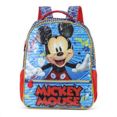 Imagem de Mochila Escolar Xeryus 16 Mickey Y 11622 Azul - Infantil, Único, Azul