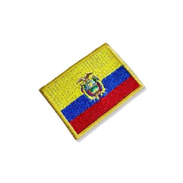 Imagem de BP0048-011 Bandeira Equador Patch Bordado 5,7x3,8cm - BR44