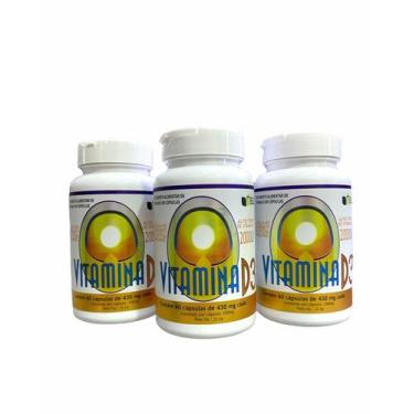 Imagem de Kit 3 Vitaminas D3 2000ui ELC 60 cáps total 180 cápsulas