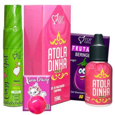 Imagem de Kit sex Shop Lubrificantes Intimos Sexy Protudos Eróticos sexual Ataca