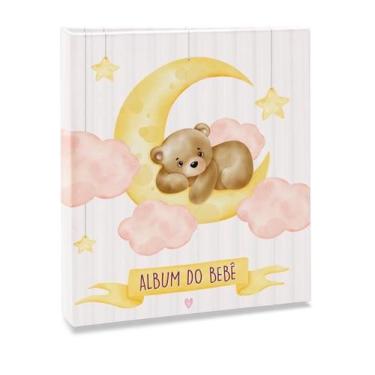 Imagem de Álbum de Fotografia Bebê 80 Fotos 15x21 Rebites Ical, 070