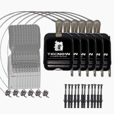 Imagem de Kit 06 Travas Tecnow para Carrinho de compras em Condominio +  120 Cha