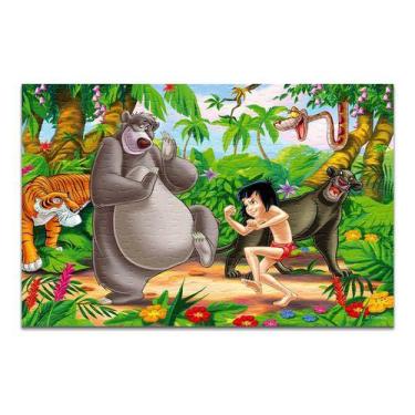Imagem de Quebra-cabeça Personalizado Mogli O Menino Lobo 48 Peças - Pomps Geek