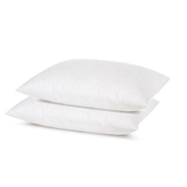 Imagem de KIT 2 Travesseiros 50x70cm Fibra Siliconada Anti Alergico Lavavel - CO