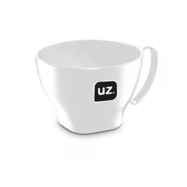 Imagem de Cumbuca Com Alca 500ml De Plástico Várias Cores - Uz - UZ , Branco