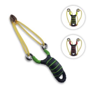 Imagem de Estilingue Metal Atiradeira Anatômica Lançadeira Bodoque Esporte Sling