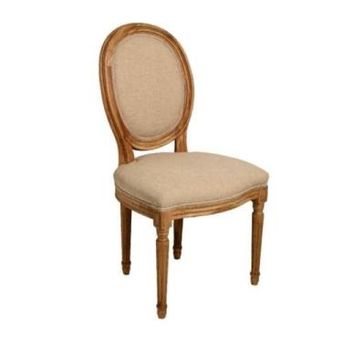 Imagem de Cadeira Madeira Carvalho Americano Medalhão Primeira Linha - LUXdécor