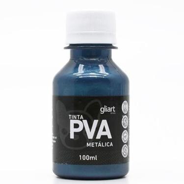 Imagem de Tinta PVA Metálica 100ml - Gliart, AZUL MARINHO