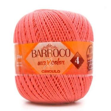 Imagem de Barbante Barroco MaxColor nº 4 200g - CÍRCULO, 4004 CORAL VIVO