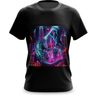 Imagem de Camiseta Camisa King Kong VS Godzilla 10 - Fabriqueta, M