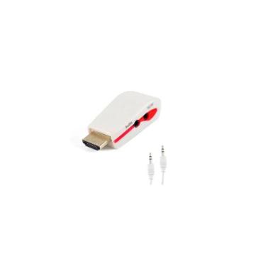 Imagem de Adaptador Conversor Hdmi Para Vga Com Saída De Áudio P2 - LOTUS