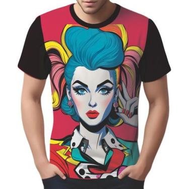 Imagem de Camisa Camiseta Tshirt Pin Up Mu.lher Morena Pop Art Moda 2 - Enjoy Sh