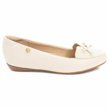Imagem de Sapatilha Feminina Modare Ultraconforto Laço 7016.461 Tressê Creme 39-Feminino