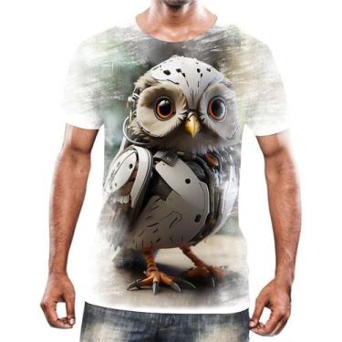 Imagem de Camiseta Camisa Animais Corujas Misticas Aves Noturnas HD 25 - Enjoy S