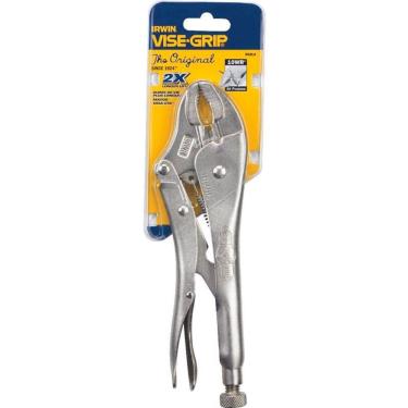 Imagem de Alicate de Pressão Mordente Curvo 10" - Irwin 502L3