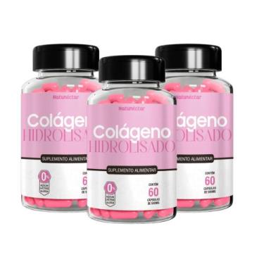 Imagem de Kit Combo Colágeno Hidrolisado  180 Cápsulas  Natunéctar