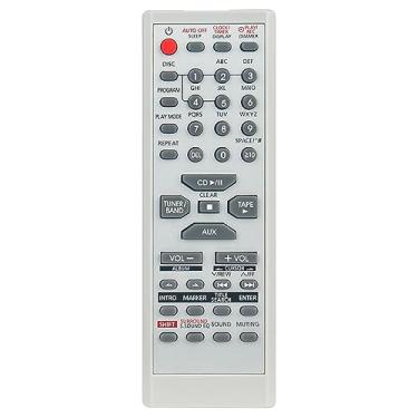 Imagem de Controle remoto de substituição EUR771150 compatível com Panasonic MINI HES W/CD Player Stereo System SC-PM19 SA-PM193P SC-PM193 SC-PM19K SA-PM193 SC-PM18 SA-PM19 SB-PM19 SB-PM193