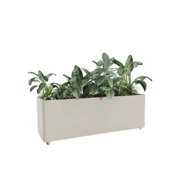 Imagem de LICONG-2019 Caixa de flores ao ar livre caixa de flores ao ar livre cafeteria leite chá ao ar livre canteiro de flores verde rack de flores caixa de flores