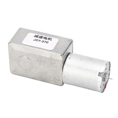Imagem de Motor de Engrenagem DC, Motor de Engrenagem Helicoidal de Partida Automática Com Turbina de 12 Mm CW CCW 12 V Eixo para Máquina de Etiquetagem (3RMP)