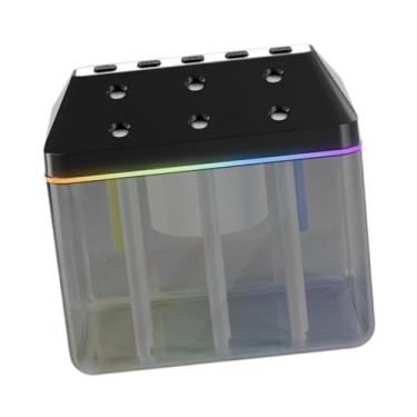 Imagem de Generic Umidificador mini umidificador de chão compacto usb umidificador de mesa pessoal luz noturna ambiente para sala de fitness quarto, Preto