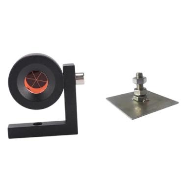 Imagem de shamjina 90 graus l barra prisma ângulo direito prisma terra ferramenta de levantamento para estação total ao ar livre construção pesquisa vara mini prisma, com Rack