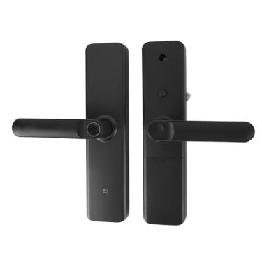 Imagem de Trava De Maçaneta De Porta Com Impressão Digital, Fechadura De Porta De Entrada Inteligente Sem Chave Com Código, Chaves E Cartões Ic Fechadura Eletrônica De Porta Com Teclado