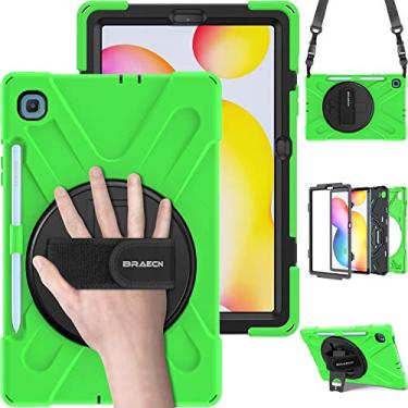Imagem de Capa para Samsung Galaxy Tab S6 Lite da Braecn SM-P610, Galaxy Tab S6 Lite Case, Verde