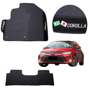Imagem de Jogo De Tapete Personalizado Corolla Anos 2020 A 2024 Emborrachado Imp